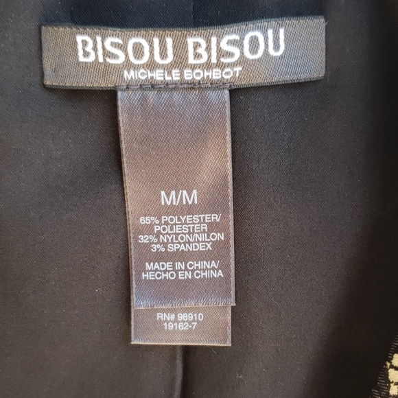 Bisou Bisou Michele Bohbot Long Black Jacket - Picture 3 of 8